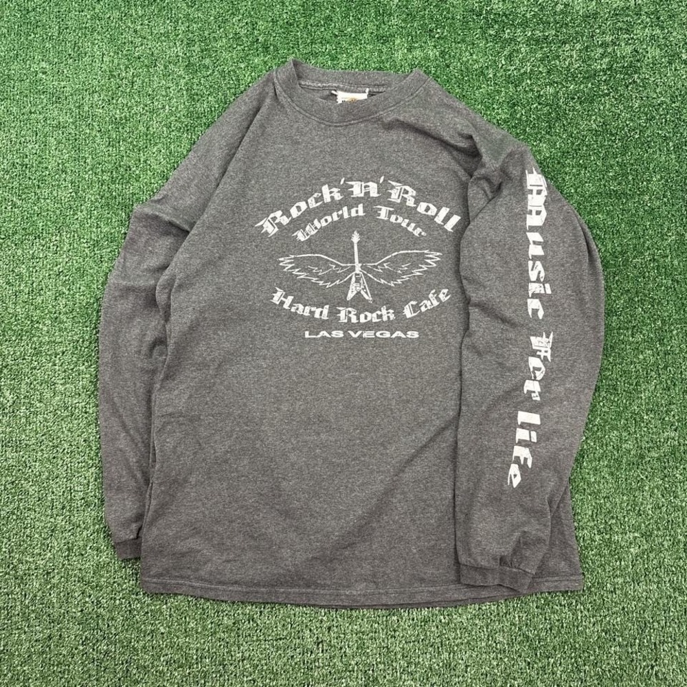 Hard Rock Cafe Las Vegas "Rock 'N' Roll World Tour" long sleeve tee